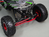 For Axial Wraith, Scorpion Front ALL Metal STEERING LINK - RED