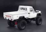 RC 1/10 TOYOTA LAND CRUISER LC70 Hard Body Shell KIT WHITE  #48732