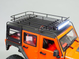 RC Scale JEEP Body Shell METAL CAGE ROOF RACK For  Wrangler Rubicon Hard Body