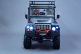 RC Truck FRONT BULL BAR META  BUMPER For Gelande Land Rover Defender 90 -SILVER-