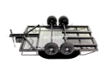 All metal construction, powder coated rc trailer