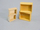 RC 1/10 Scale Accessories WOOD CASE BOX CRATE Set (4 pcs)