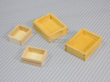 RC 1/10 Scale Accessories WOOD CASE BOX CRATE Set (4 pcs)