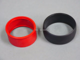 RC 1/10 DRIFT WHEELS Package 3 MM Offset BLACK CUT W/ RED Color Rings