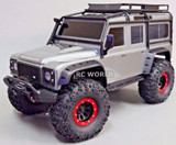 Axial 2.2 Rock CRAWLER Beadlock Wheels & TIres 140 mm 5.5" -Set Of 4- RED