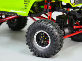 Axial RC 1/10 Scale Truck Rims Wheels 1.9 BEAD LOCK Metal Aluminum BLACK (2 RIMS)