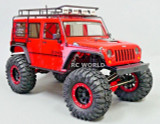 Axial JEEP WRANGLER 2.2 Beadlock CRAWLER Wheels & TIres 130mm -RED-