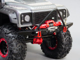 For Traxxas TRX-4 Upgrade Front METAL BUMPER Bull Nose Lightweight W/ LED