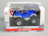 RC 1/43 Radio Control RC Micro Monster Truck HUMMER w/ LED Lights RED