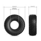 RC Rock Crawler tire 143mm Wheelbase