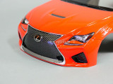 1/10 RC Car BODY Shell LEXUS RCF *FINISHED* RED