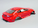 Red RC Car BODY Shell LEXUS RCF  WIDE BODY KIT