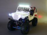 RC Scale Accessories CREE LED LIGHT BAR With Metal Housing RED