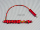 Traxxas TRX-4 METAL PiggyBack SUSPENSION SHOCKS 110MM RED (4 pcs)