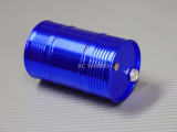 RC 1/10 Scale Accessories METAL ALUMINUM DRUM CONTAINER Liquid Storage BLUE