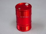 RC 1/10 Scale Accessories METAL ALUMINUM DRUM CONTAINER Liquid Storage RED