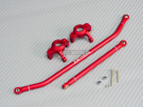 New Axial Wraith Metal Steering Links And Metal Knuckles Red.