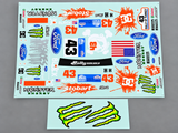 RC 1/10 Car DRIFT Decals MONSTER DC BLOCK Ford Focus Rally DECALS 13X10