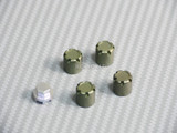  METAL WHEEL CAPS Lug Nuts (4PCS) Gun Metal