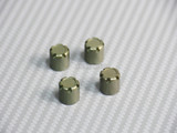 Center Lock Nut METAL WHEEL CAPS Lug Nuts (4PCS) Gun Metal