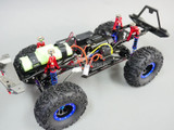 Custom RC Jeep Wrangler 2.2 Rock Crawler 8.4v Single Speed Roof Rack -RTR-