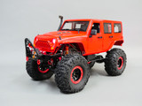 1/10 RC Jeep Wrangler Rubicon V8 Rock Crawler 8.4V *RTR* Red