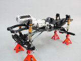 RC 1/10 Truck Chassis 2- Speed V8 Engine Metal Rolling Chassis