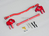 Axial Scx-10-2 Metal Knuckles + Steering Links Set Red