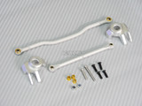 Axial Scx-10-2 Metal Knuckles + Steering Links Set Silver