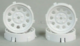 1/10 Tetsujin SUNFLOWER  WHITE Adjustable Offset 3-6-9mm -4 RIMS