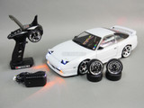 Custom 1/10 RC Drift NISSAN 180SX Pop Up Lights L.E.D Lights - RTR