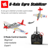 RC P-51 MUSTANG RC AIRPLANE W/ Gyro 2.4ghz 4CH RC Plane W/ LED -RTF- 29"