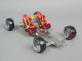 rc display chassis with racing bucket seats