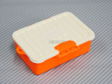 1/10 Storage Box Container Water Proof Low Profile Orange