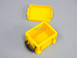 1/10 Storage Box Container Water Proof Tall Profile YELLOW