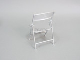 1/6 Scale Mini FOLDING CHAIR -SILVER-