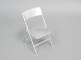 1/6 Scale Mini FOLDING CHAIR -SILVER-