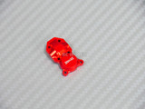 Axial SCX24 Front METAL AXLE COVER Diff Cover Aluminum RED
