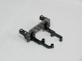 Axial SCX10-2 Front Axle SERVO MOUNT Steering Link UpGrade Part - BLACK