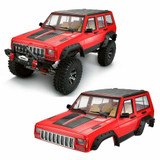 1/10 JEEP CHEROKEE Scale Truck Hard Body w/ Interior 313mm RED