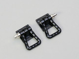 1/10 Scale Truck Accessories Metal Anchor Wide Shackle Plate Black