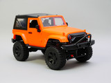 RC 1/14 Jeep Wrangler Rubicon Orange Hard Top