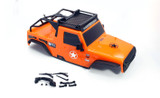 1/10 Jeep  Wrangler Body Shell 2 Door Pick Up 313mm ORANGE
