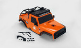 1/10 Jeep  Wrangler Body Shell 2 Door Pick Up 313mm ORANGE
