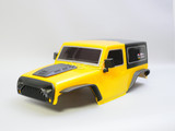 1/10 Jeep  Wrangler Body Shell 2 Door Hard Top 285mm Yellow