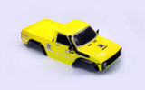 RC Pick Up Truck Body Shell 2 Door YELLOW