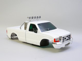 1/10 Ford F350 Pickup Truck Hard Body Shell WHITE