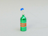 RC 1/10 Scale Accessories METAL NITROUS NOS Bottle w/ Line - BLUE -