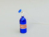 RC 1/10 Scale Accessories METAL NITROUS NOS Bottle w/ Line - RED -