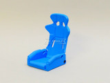 1/10 Scale Racing Seat Bucket High Back Recline 1 Seat - BLUE -